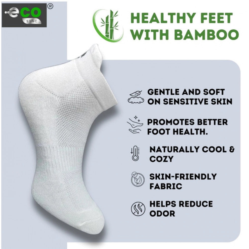 Generic 4_Pair Set Unisex Casual Cotton Printed Ankle Length Socks (Multicolor)