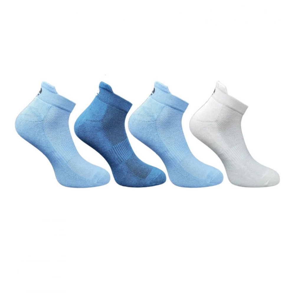 Generic 4_Pair Set Unisex Casual Cotton Printed Ankle Length Socks (Multicolor)