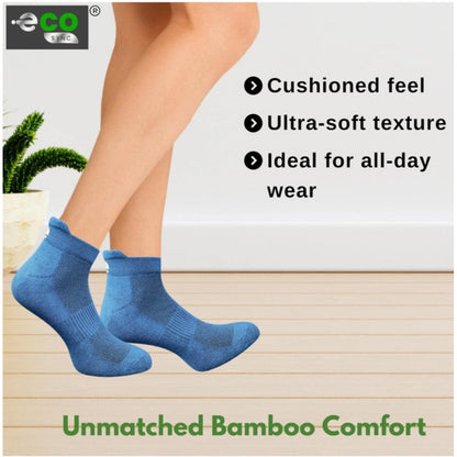 Generic 4_Pair Set Unisex Casual Cotton Printed Ankle Length Socks (Multicolor)