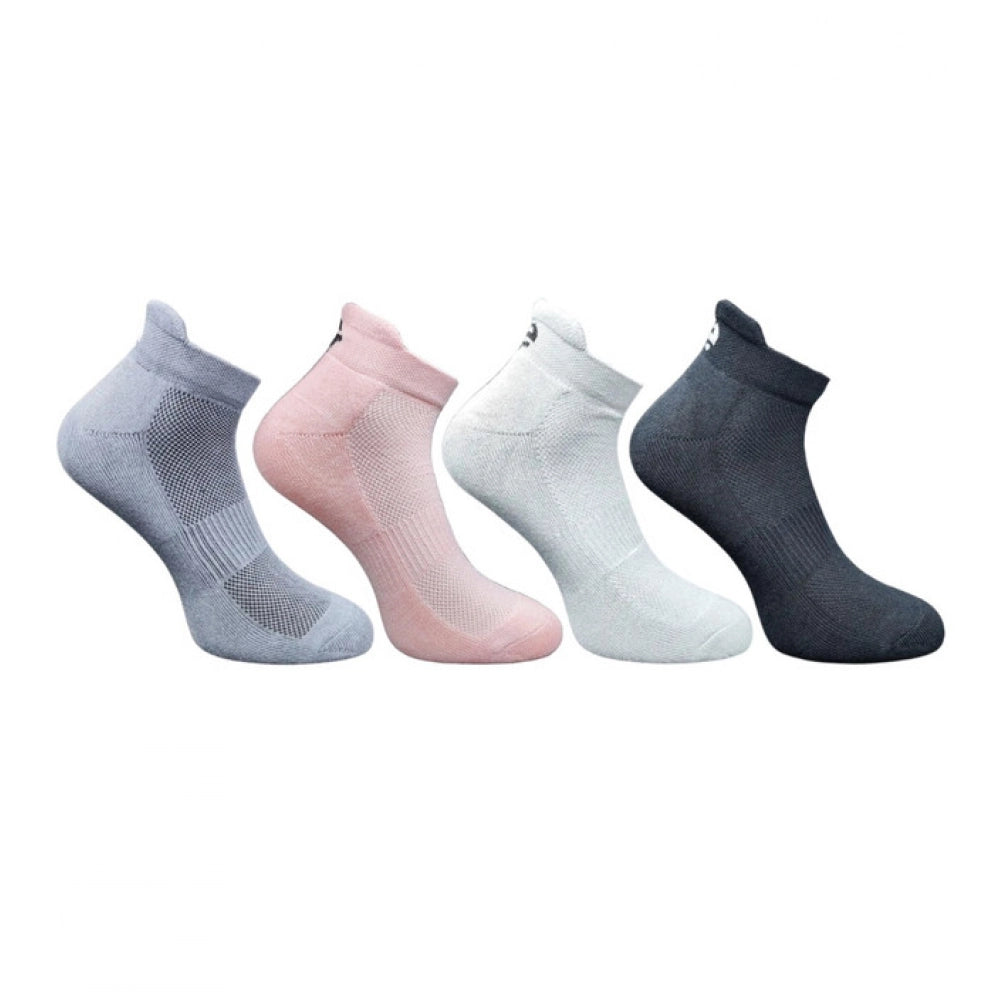 Generic 4_Pair Set Unisex Casual Cotton Printed Ankle Length Socks (Multicolor)