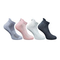 Generic 4_Pair Set Unisex Casual Cotton Printed Ankle Length Socks (Multicolor)