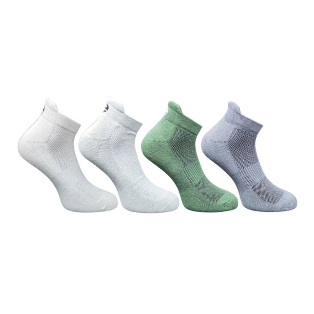 Generic 4_Pair Set Unisex Casual Cotton Printed Ankle Length Socks (Multicolor)