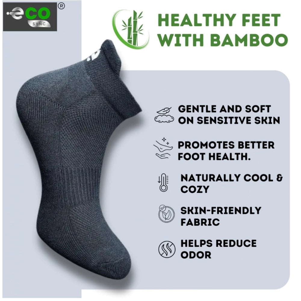 Generic 4_Pair Set Unisex Casual Cotton Printed Ankle Length Socks (Multicolor)