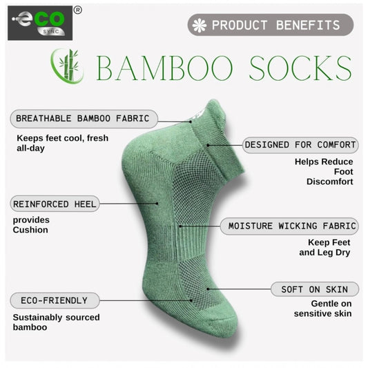 Generic 4_Pair Set Unisex Casual Cotton Printed Ankle Length Socks (Multicolor)