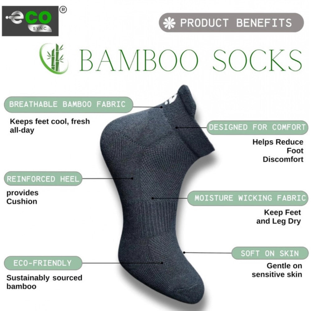 Generic 4_Pair Set Unisex Casual Cotton Printed Ankle Length Socks (Multicolor)