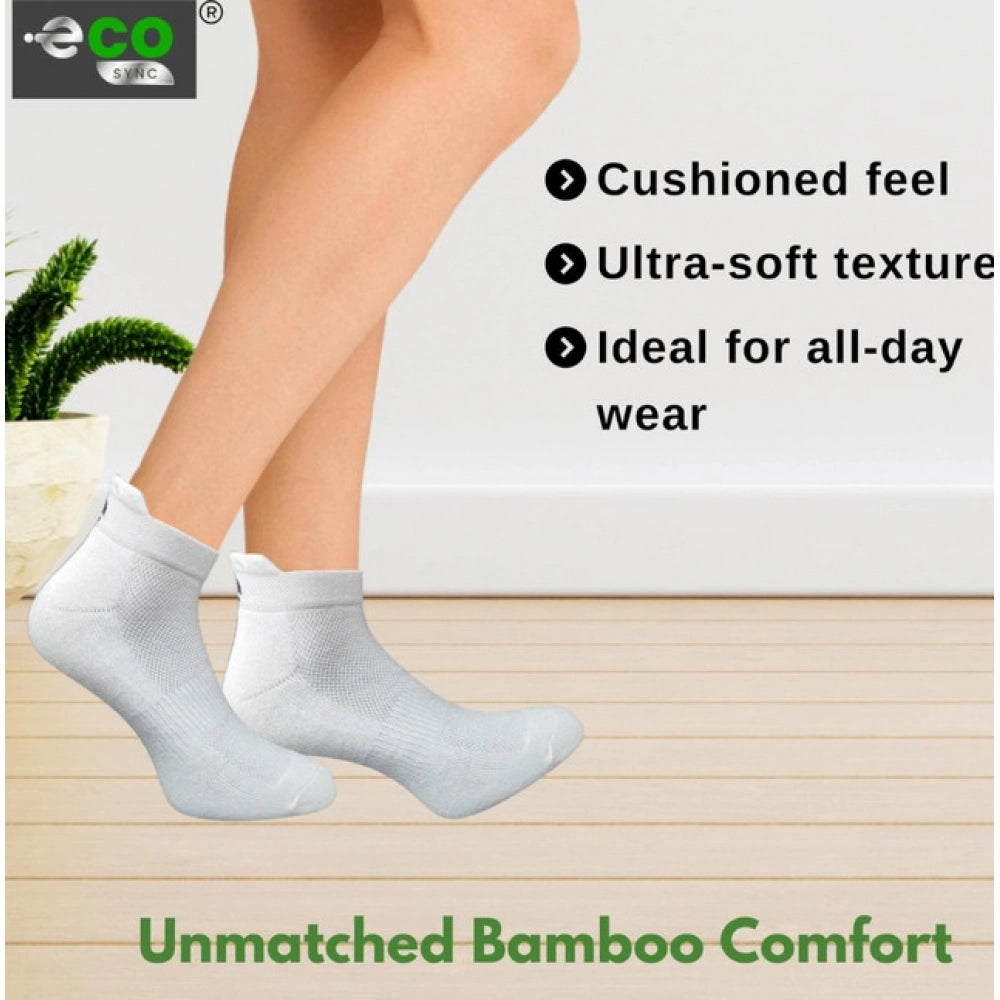 Generic 4_Pair Set Unisex Casual Cotton Printed Ankle Length Socks (Multicolor)