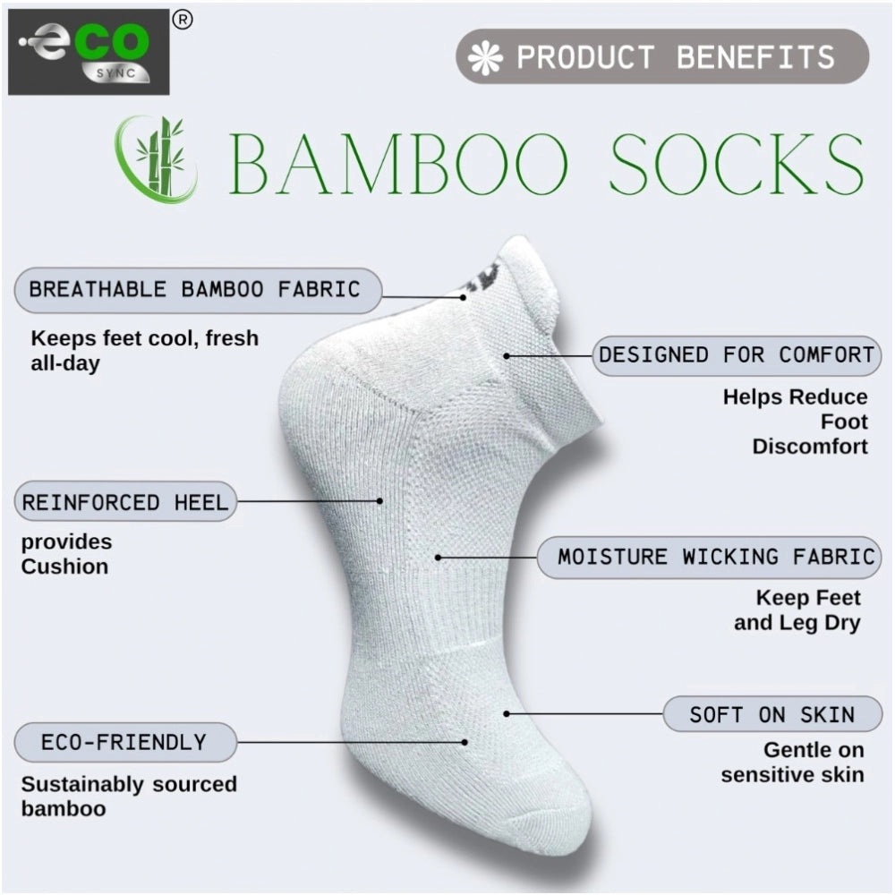 Generic 4_Pair Set Unisex Casual Cotton Printed Ankle Length Socks (Multicolor)