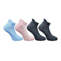 Generic 4_Pair Set Unisex Casual Cotton Printed Ankle Length Socks (Multicolor)