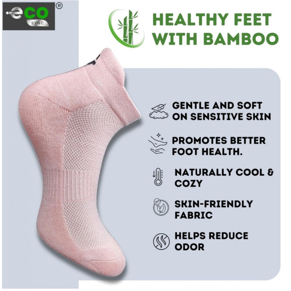 Generic 4_Pair Set Unisex Casual Cotton Printed Ankle Length Socks (Multicolor)