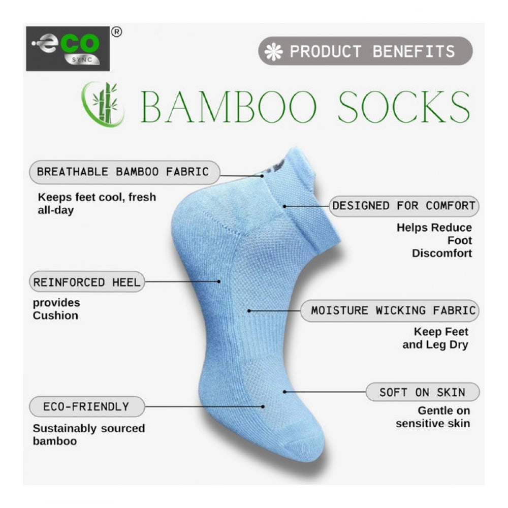 Generic 4_Pair Set Unisex Casual Cotton Printed Ankle Length Socks (Multicolor)