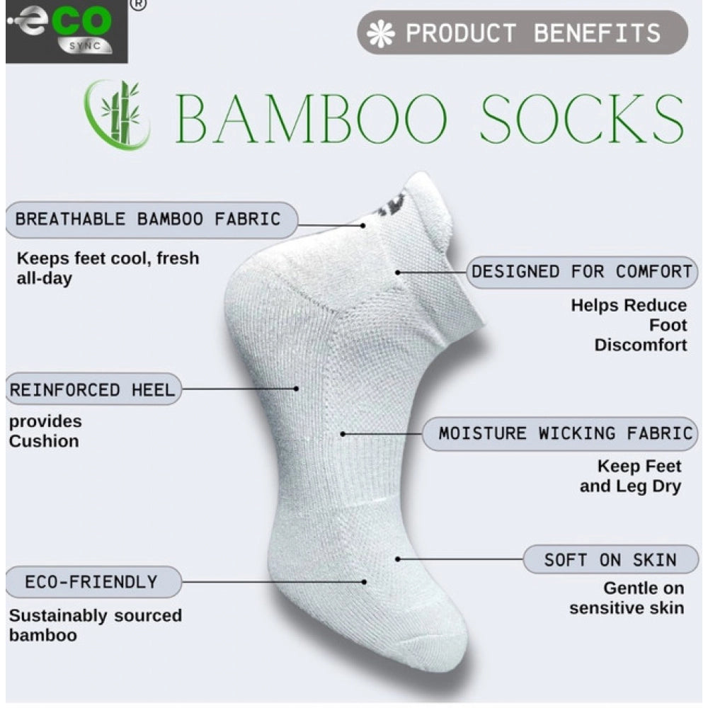 Generic 4_Pair Set Unisex Casual Cotton Printed Ankle Length Socks (Multicolor)