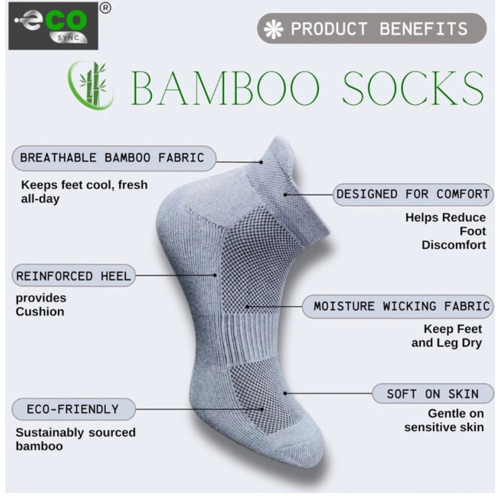 Generic 4_Pair Set Unisex Casual Cotton Printed Ankle Length Socks (Multicolor)