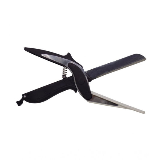 Generic Pack of 3_ 2-in-1 Clever Cutter – Food Chopper Slicer Dicer Vegetable Fruit Cutter (Color: Assorted )