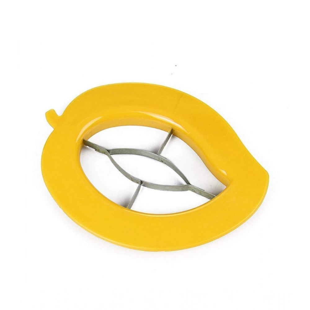 Generic Pack of 5_Mango Cutter And Slicer Tool – with Stainless Steel Blades (Color: Assorted )