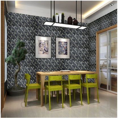 Generic Pack Of 3_Fancy 3D Wall Decor – Stylish Black Decorative Wall Art (Color: Assorted )