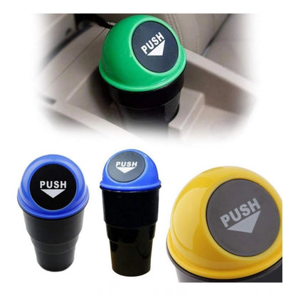 Generic Pack Of 4_Car Dustbin – Portable Vehicle Trash Bin for Interior Organization (Color: Assorted )