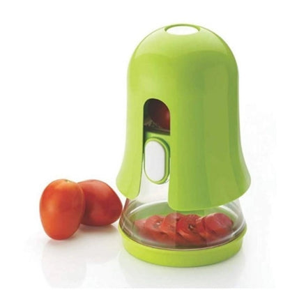 Generic Stainless Steel Multifunction Vegetable Cutter Chipser Manual Quick Dicer Fruit Slicer Non-Skid Base Slicer and Cutter Grater (Color: Assorted )