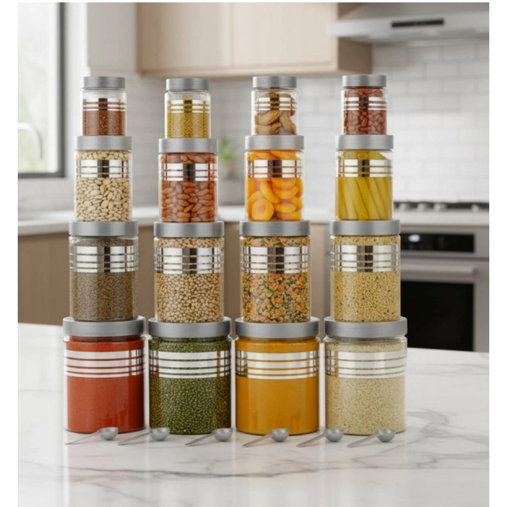 Generic Plastic 16-Pcs Set Airtight Kitchen Storage Container Set (Multicolor)