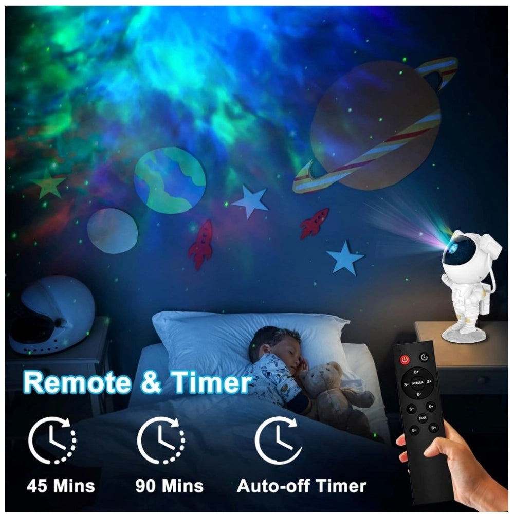 Generic Plastic Galaxy Projector Night Lamp – Astronaut Design